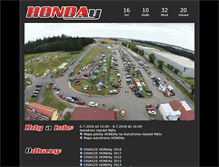 Tablet Screenshot of honday.cz